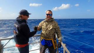 Saumarez Reef on board Big Cat Reality Fishing Charters [upl. by Woodhead626]