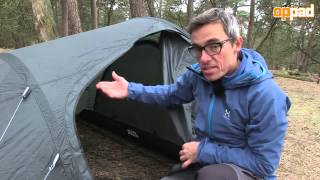 Test Fjällräven Abisko Lightweight 3 tunneltent 2014 [upl. by Felicdad]