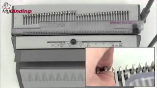 Renz SRW 360 Demo 31 Pitch Ring Wire Binding Machine Demo [upl. by Eardna686]