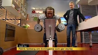 Patrik Sjöberg visar övningar för axlar rygg och rumpa  Nyhetsmorgon TV4 [upl. by Ellehcar691]