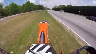 2001 KTM EXC Top Speed How Fast [upl. by Ynaffit52]