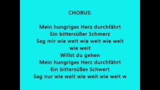 Scala Hungriges Herz lyrics [upl. by Horwath]