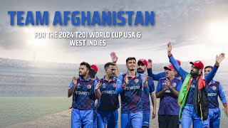 Afghanistans squad for the 2024 T20 World Cup in the USA and West Indies [upl. by Murrah]