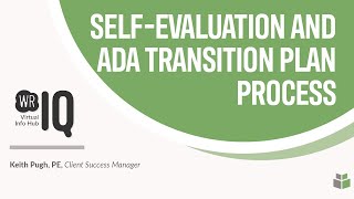 SelfEvaluation amp ADA Transition Plans Complying with the Americans with Disabilities Act [upl. by Nancey57]