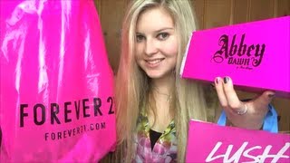 Huge Haul Abbey Dawn Forever 21 Lush amp more [upl. by Farmann]