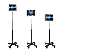 PADSCGS Compact Security Gooseneck Floor Stand for 713 Inch Tablets by CTA Digital [upl. by Llednahs160]