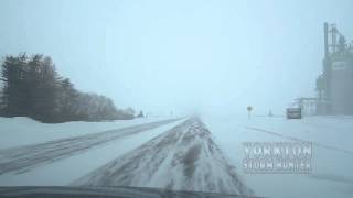 Hwy 16  Langenburg to Yorkton Mar 7 2013 [upl. by Nomar]