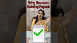 Understanding the Reasons Behind Resume Rejection shotrs resumetemplate freshers resume [upl. by Duhl]