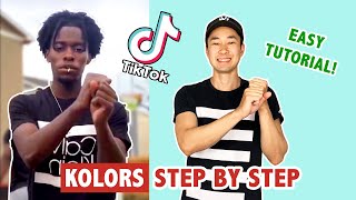 KOLORS TUTORIAL SLOW  TIK TOK DANCE [upl. by Nosyt]