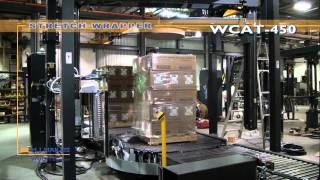 Wulftec WCAT450 the CAT  High speed stretch wrapper [upl. by Nylirahs]