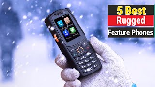 Top 5 Waterproof Rugged Feature Phones in 2023 [upl. by Yeldar]