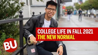 What is the New Normal for College Students  Boston University Fall 2021 Vlog [upl. by Eirased]