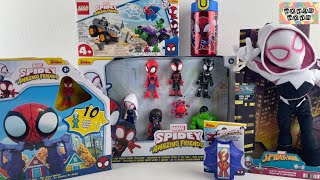 Marvel Spidey and His Amazing Friends Collection Unboxing Review  Spidey Surprise Figure Collection [upl. by Burley]