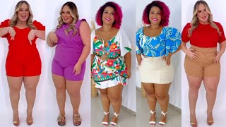 Plus size💖💋 Glamorous Curvy Models FashionFashion trends 2024 [upl. by Dorrie537]