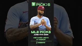 BEST MLB DraftKings Pick 6 Plays Today 🔥 MLB Picks amp Predictions  Monday 6172024 [upl. by Xanthus391]