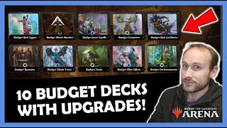 The 10 Best Budget Decks With Optional Upgrades For 2023  MTG Arena Standard Beginner Deck Guide [upl. by Akeit]