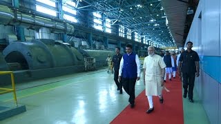 PM Narendra Modi Inaugrates Koradi Thermal Power Station in Nagpur Maharashtra [upl. by Aikenahs]