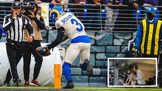 Rams WR Odell Beckham Jrs GameWinning Touchdown vs Ravens  Radio Call Of The Game [upl. by Ulyram]