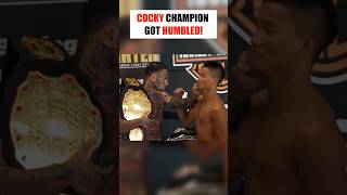 Cocky Champion Got Knocked Out [upl. by Hayward]