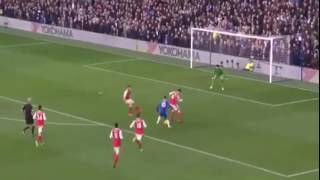 Hazard crazy solo goal vs arsenal  Chelsea vs arsenal 2017 [upl. by Anigue]