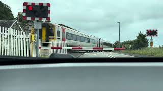 Harlech Morfa Station Level Crossing in Gwynedd [upl. by Fawne]