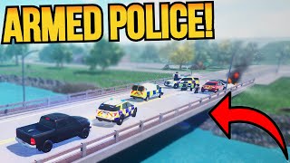 ARMED POLICE WERE KIDNAPPED Injuries  ERLC Roblox Liberty County [upl. by Atikahs]