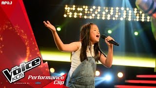 The Voice Kids Thailand  เพลง พิชญนันท์  Somethings Gotta Hold On Me  17 Jan 2016 [upl. by Aicnelev]