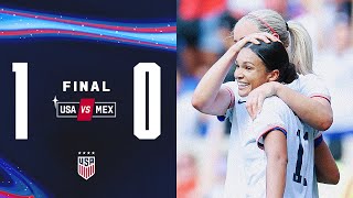 USWNT vs Mexico  Highlights  July 13 2024 [upl. by Sldney]