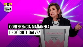 Conferencia MAÑANERA de XÓCHITL Gálvez de hoy lunes 11 de marzo del 2024 en la CDMX [upl. by Ydal]