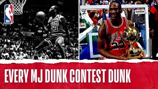 Every MJ Dunk Contest Dunk  The Jordan Vault [upl. by Erasmo]