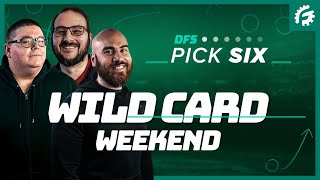 FanDuel amp DraftKings NFL DFS Pick Six  Wild Card [upl. by Hcra684]