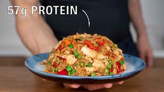 High Protein Fried Rice Made In 20 Minutes [upl. by Allerie98]