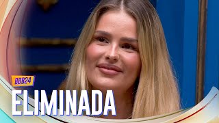 YASMIN BRUNET É ELIMINADA COM 8076 DOS VOTOS 💥 ISABELLE E LUCAS CONTINUAM NO JOGO  BBB 24 [upl. by Meensat]