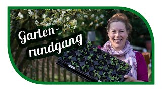 Aussaaten und Pflanzen im April für die Selbstversorgung  Gartenrundgang und das Zaubersaatkorn [upl. by Lluj14]