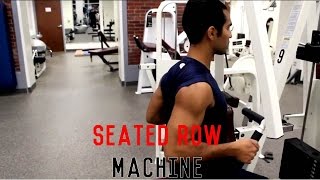 Seated row machine [upl. by Yekim]