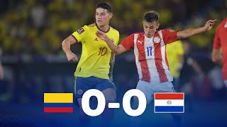 Eliminatorias  Colombia 00 Paraguay  Fecha 14 [upl. by Refinneg]