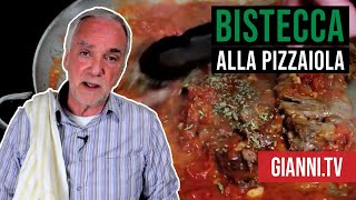 Bistecca alla Pizzaiola Italian Recipe  Giannis North Beach [upl. by Yard]