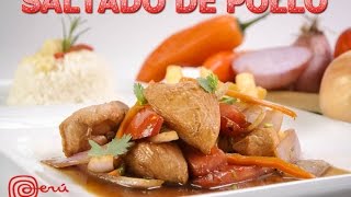 COCINA PERUANA FACIL  SALTADO DE POLLO [upl. by Callida441]