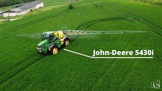 💧 Fongicides 2022 sur les blés en automoteur JohnDeere  JohnDeere 5430i ETA la Montespanaise 🌾 [upl. by Esydnac]