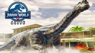 GIRAFFATITAN UNLOCKED JURASSIC WORLD ALIVE [upl. by Aiuqram]