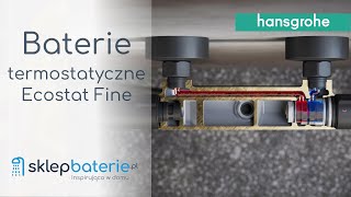 Baterie termostatyczne z serii Ecostat Fine Hansgrohe  SklepBateriepl [upl. by Strade]