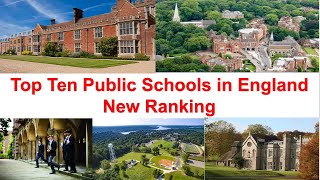 Top Ten Public Schools in England New Ranking  Top Secondary Schools in UK [upl. by Dorthea]