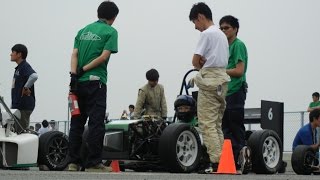 Okayama University Formula Project 2015年 関西合同試走会 [upl. by Eeram]