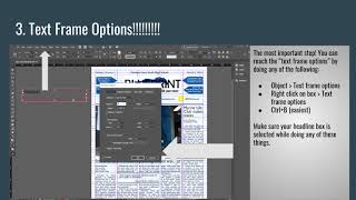 Placing text on images in InDesign [upl. by Mercola]