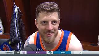 Isaiah Hartenstein PostGame Interview  Brooklyn Nets vs New York Knicks [upl. by Nnyleve229]