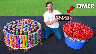 टाइमर से चलेंगे ये दीवाली पटाखे एक साथ🔥Crazy Diwali Timer🔥100 Real [upl. by Woodford64]