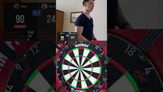 Mit einem Doppel Doppel Finish zum 12 Darter🎯 darts gameon shortgame [upl. by Gonzalo]