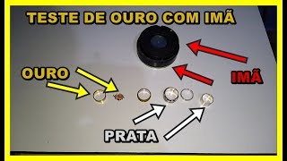 teste de ouro com imã GOLD [upl. by Gunthar]