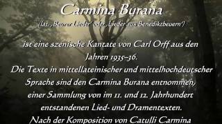 Carl Orff Carmina Burana Fortuna Imperatrix Mundi mit Erklärung  Geschichte [upl. by Wesa79]