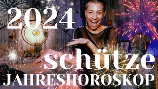 SCHÜTZE 2024 JAHRESHOROSKOP  eine astrologische Energievorschau für ein erfolgreiches 2024 [upl. by Lybis]